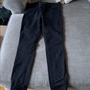 Express black jeggings